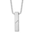 Captena Bar Necklace Stainless Steel DU10065