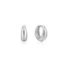 Ania Haie Luxe Huggie Earrings Silver E024-03H