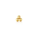 Ania Haie Triple Ball Barbell Earring Single Goldplated Silver E035-03G