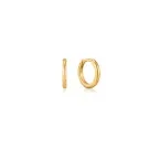 Ania Haie Smooth Earrings Goldplated Silver E035-14G