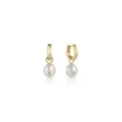 Ania Haie Pearl Power Earrings Goldplated Silver E043-04G