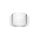 IX Studios Octagon Signet Ring Silver DMN0290RH