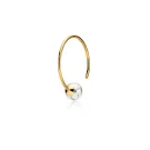 Izabel Camille Miss Medium Single Earring Single Goldplated Silver a1640gswhite