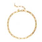 ANNI LU Golden Hour Ankle chain Goldplated Brass 231-50-76