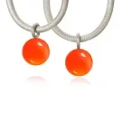 Dulong Globe Karneol 2x Pendant Silver GLO2-F1112