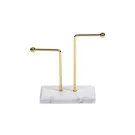 Blanca Jewellery Rack Gold White KXD0967