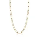 Ania Haie Link Up Necklace Goldplated Silver N046-03G
