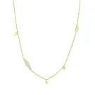 Ania Haie Polished Punk Necklace Goldplated Silver N053-06G