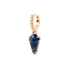 PDPAOLA Naoki Sodalite Earring Single Goldplated Silver PG01-693-U