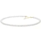 Gaura Natural Pearls Pearl Necklace Goldplated Silver PYFORW555