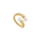 Ania Haie Modern Muse Ring Goldplated Silver R054-05G