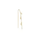 Jane Kønig Small Half Moon NO. 2 Chain earring Earring Single Stainless Steel SHMC-AW26-SS-G