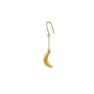Jane Kønig Small Half Moon NO. 2 Earring Single Goldplated Stainless Steel SHME-AW26-SS-G