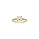 Sif Jakobs Ellera Quadrato Ring Goldplated Silver SJ-R42280-CZ-YG
