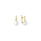 Gaura Natural Pearls Pearl Earrings Goldplated Silver SK25243GYEL