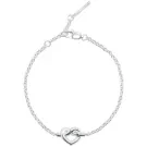 Jane Kønig Tied Heart Bracelet Bracelet Silver THB-AW25-S