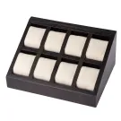 Ditur Clock Tray 8 Watches Brown KXD0634