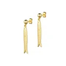 ANNI LU Hippie Fish Earrings Goldplated Brass 251-30-64