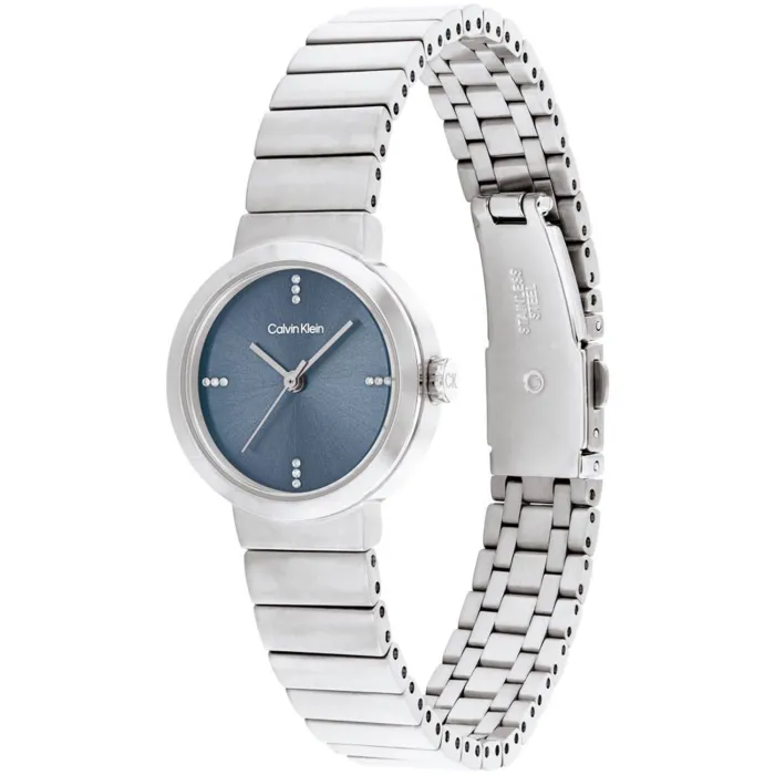 Calvin Klein Silver Stainless Steel Watch with Blue Dial Men main image 4
