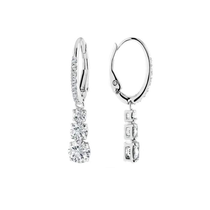 Swarovski Stilla Attract Hoop Earrings Stainless Steel 54161
