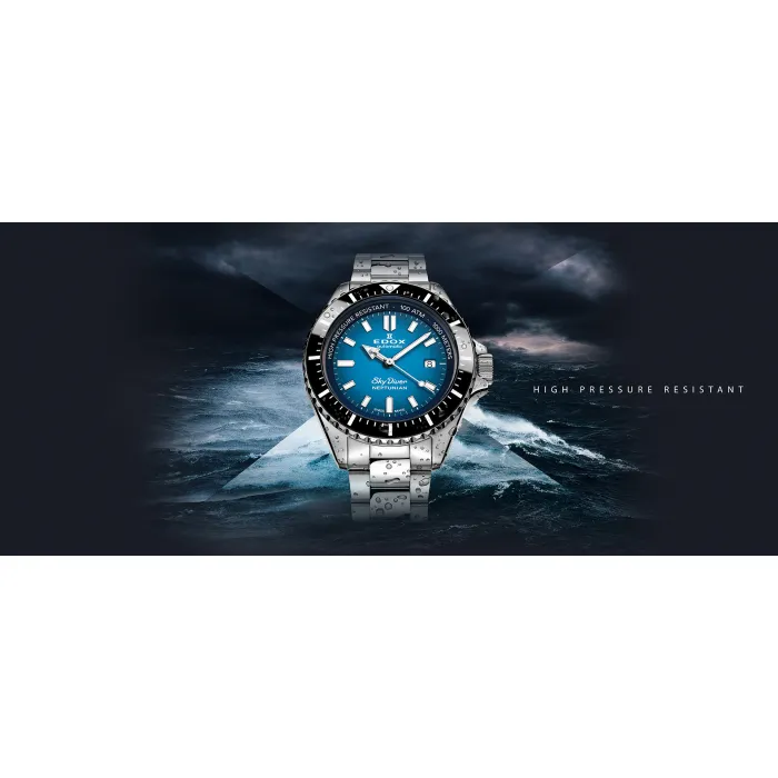 Edox SkyDiver Neptunian 80120-3NM-BUIDN - Ditur