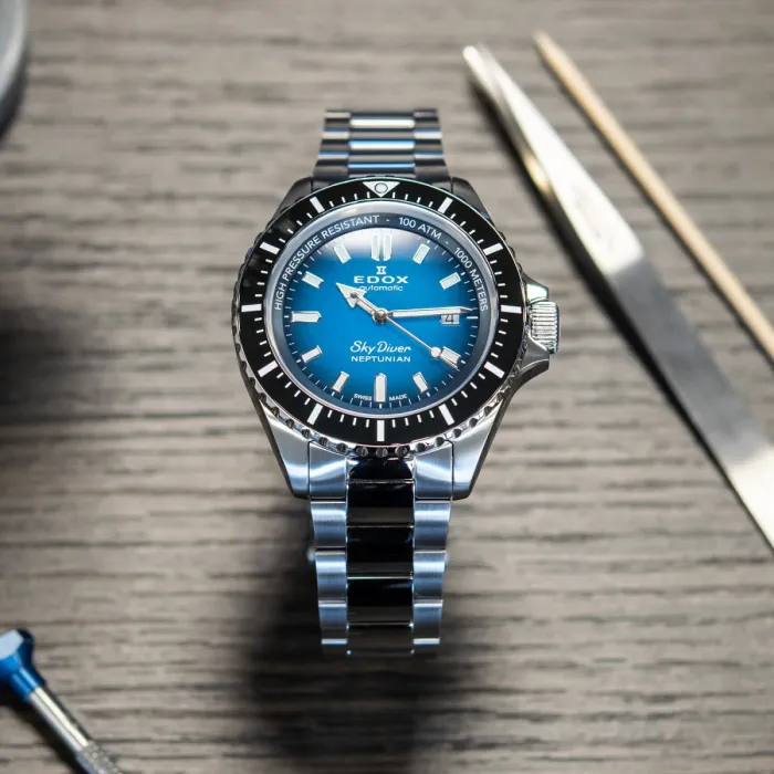 Edox SkyDiver Neptunian 80120-3NM-BUIDN - Ditur