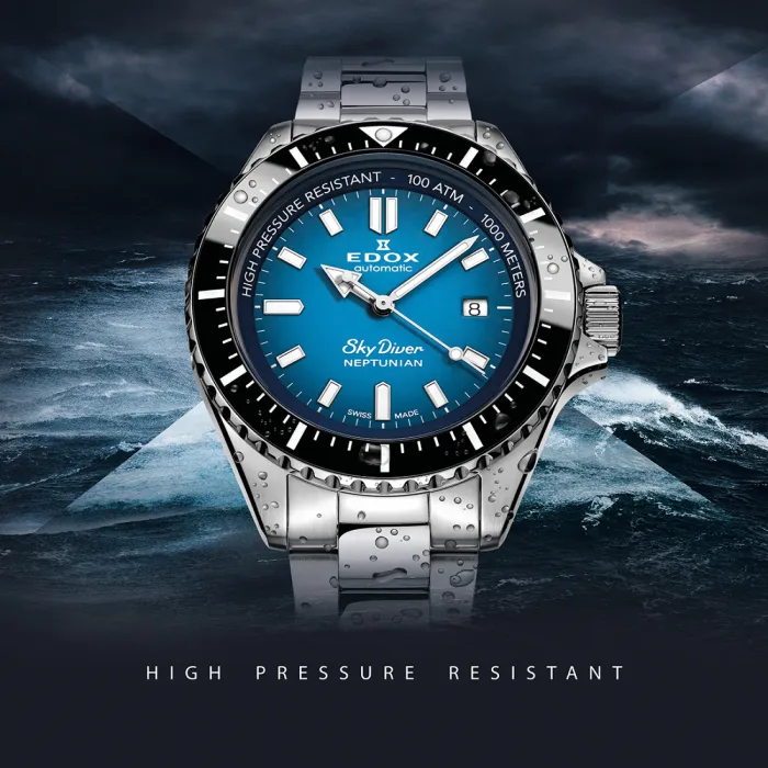 Edox SkyDiver Neptunian 80120-3NM-BUIDN - Ditur