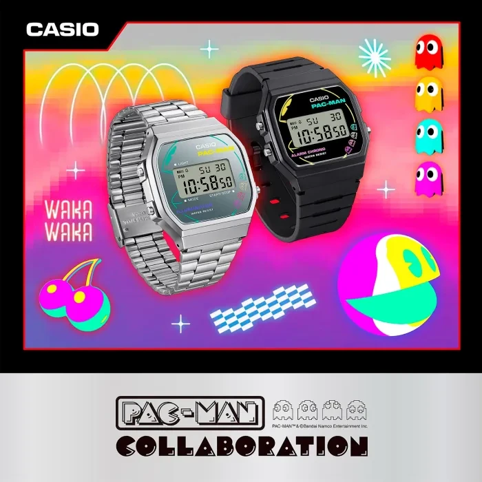 Casio Timeless Pac-Man F-91WPC-1AER - Ditur