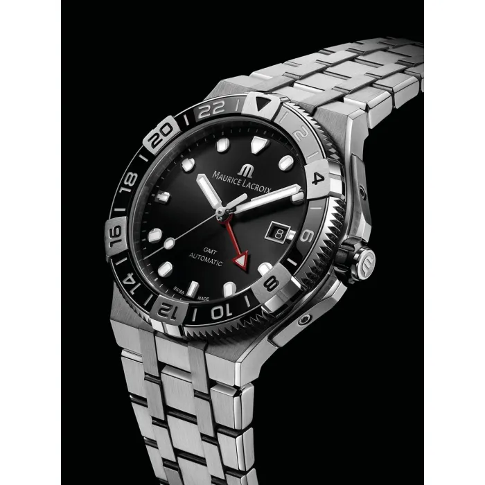 【18万円】viiva　スマートエレクトロマグネティックインビゴレーター Maurice Lacroix Aikon Venturer GMT AI6158-SS002-330 - Ditur