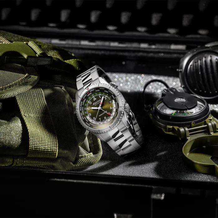 Alpina Startimer Pilot Worldtimer AL-255GR4S26B - Ditur