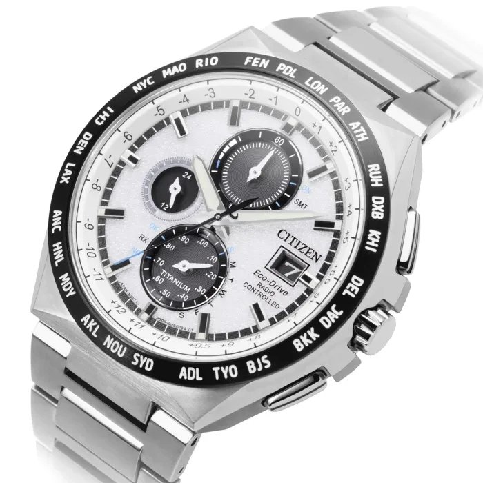 テツタイラ atom2点 Citizen Eco-Drive Radio Controlled AT8238-84A