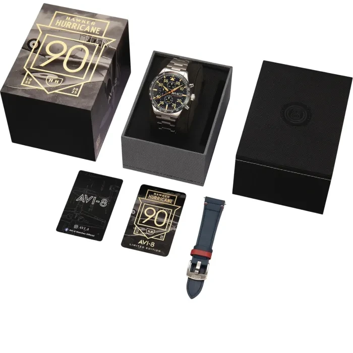AVI-8 Hawker Hurricane 90th Anniversary Chronograph AV-4130-