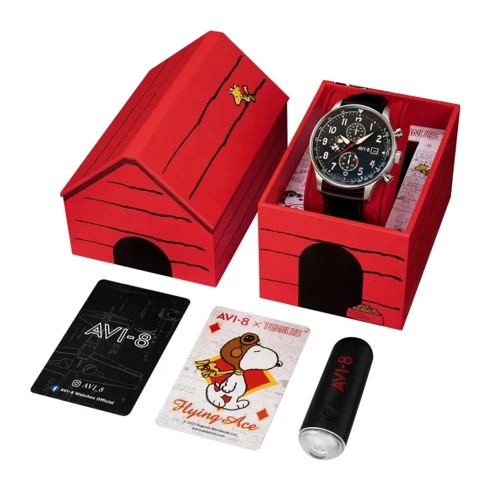 AVI-8 Hawker Hurricane Classic Chronograph Peanuts Snoopy Fl