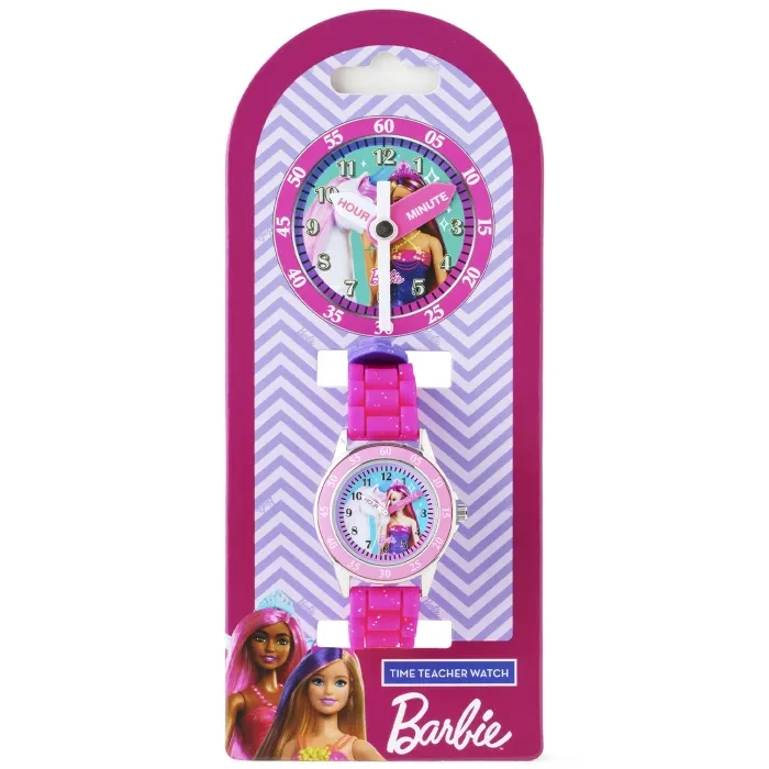 Accutime Barbie Time Teacher Watch P001034 - Ditur Accutime Barbie Time Teacher Watch P001034 - Ditur
