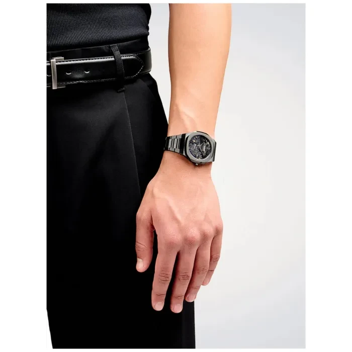 D1 MILANO ULTRA THIN ブラック文字盤 ラグスポ（クオーツ） D1 Milano Ultra Thin 40mm D1-UTBJ31 - Ditur
