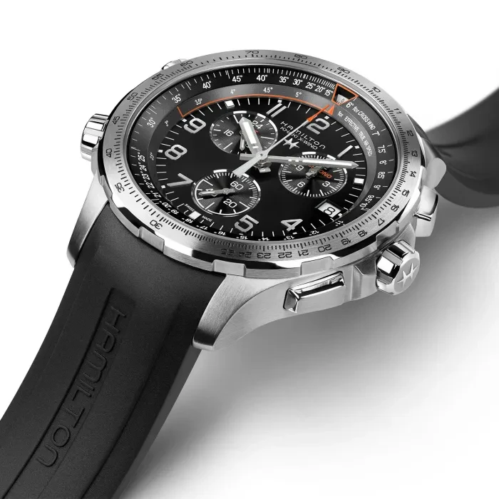Hamilton Khaki Aviation X-Wind GMT Chrono Quartz H77912335 -