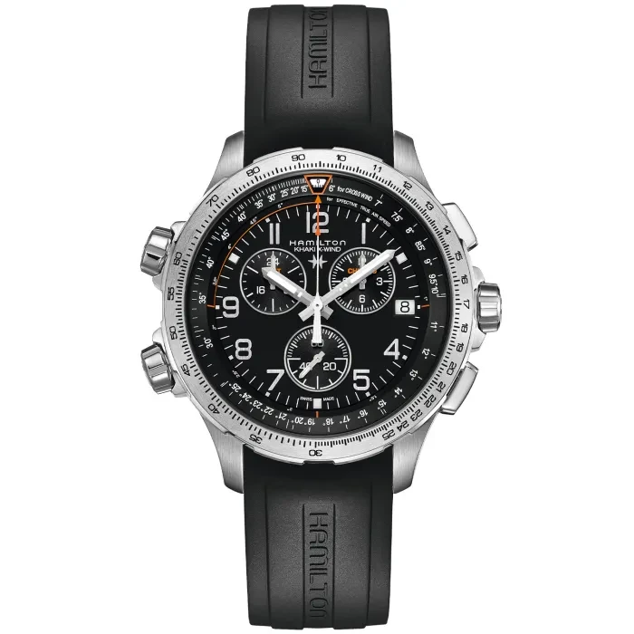Hamilton Khaki Aviation X-Wind GMT Chrono Quartz H77912335 -