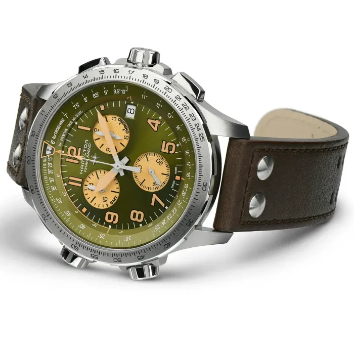 Hamilton Khaki Aviation X-Wind GMT Chrono Quartz H77932560 -