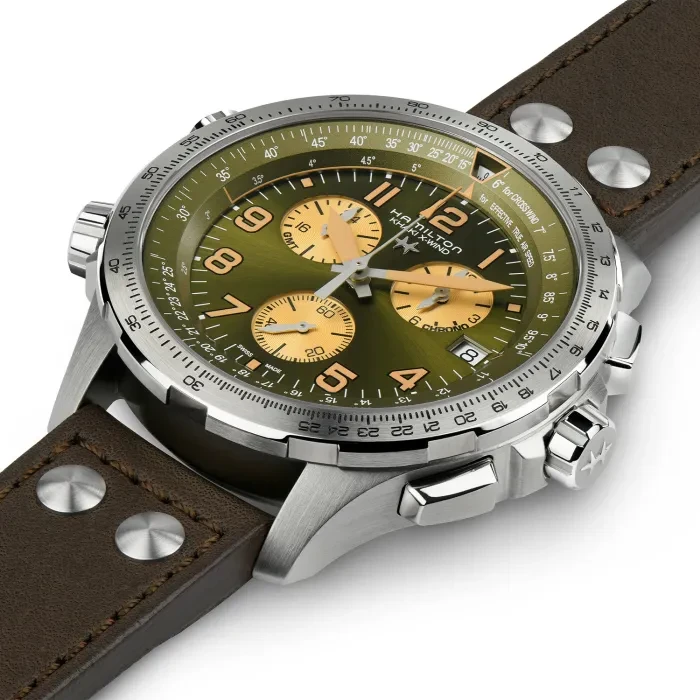 Hamilton Khaki Aviation X-Wind GMT Chrono Quartz H77932560 -