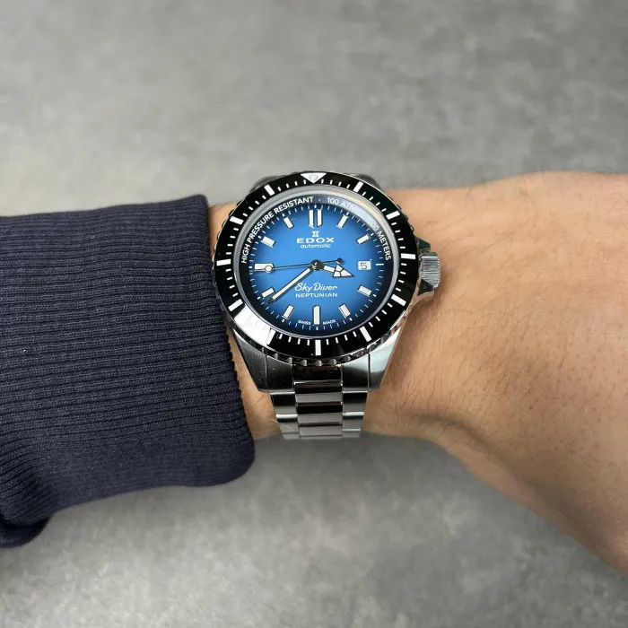 Edox SkyDiver Neptunian 80120-3NM-BUIDN - Ditur
