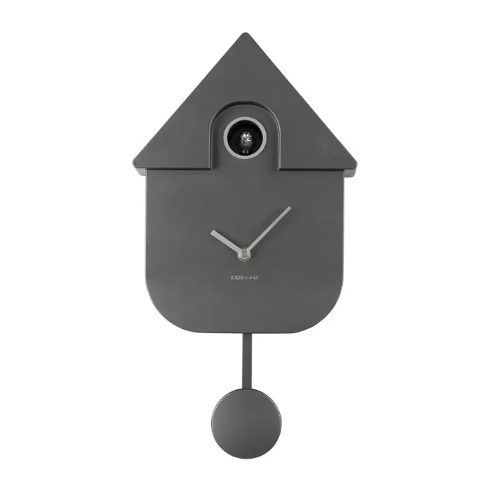 Karlsson Cuckoo Metallic Wall clock KA5867DG - Ditur