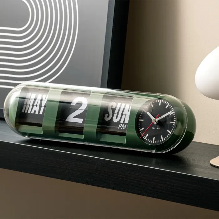 Karlsson Tube Flip Wall clock KA6032GR - Ditur