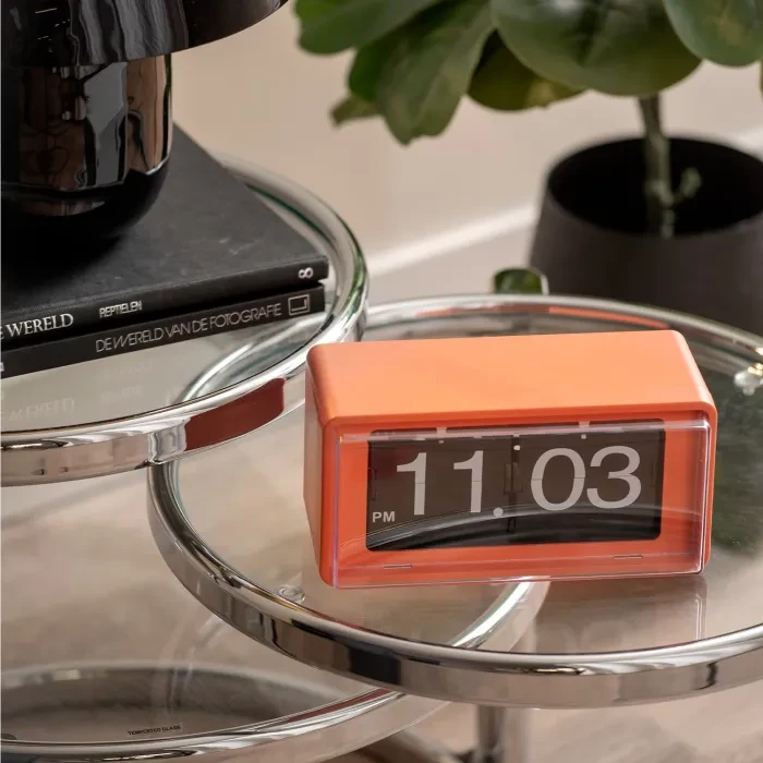 Karlsson Retro Boxed Flip Table clock KA6055OR - Ditur