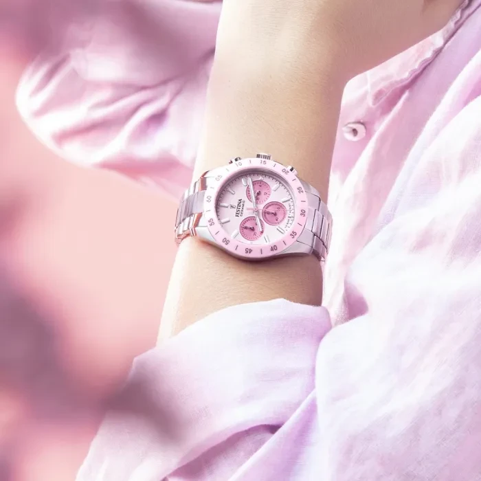 ルナ様　ピンク　fc Festina Ceramic Chronograph F20693/2 - Ditur