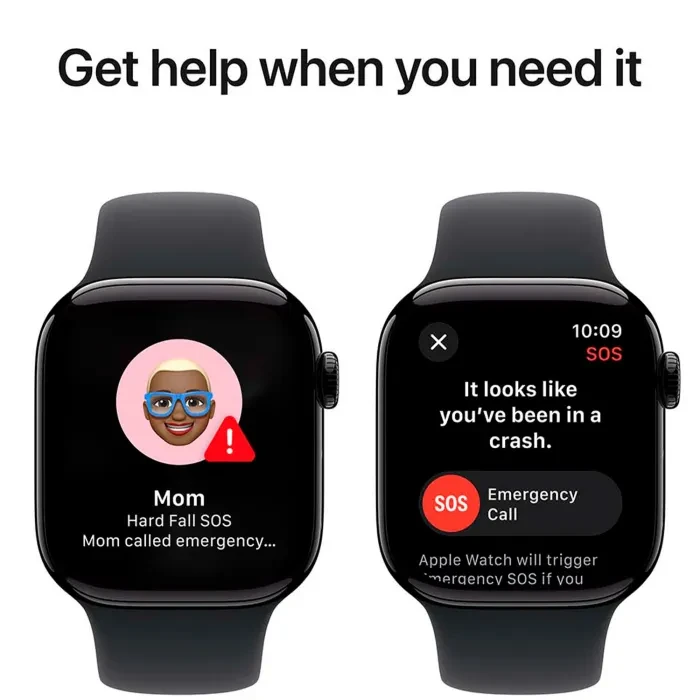 Apple Watch Series 10 GPS 42mm Jet Black Aluminium Sport Ban