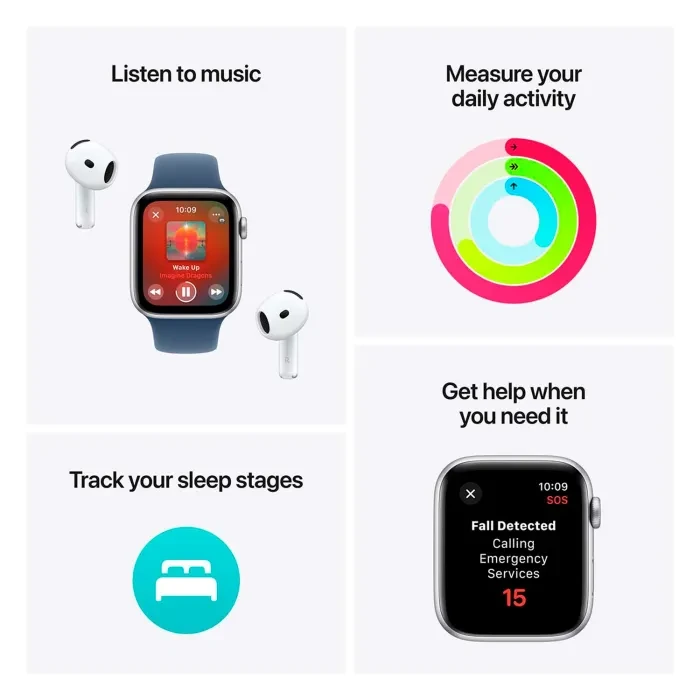 Apple Watch SE GPS 40mm Midnight Aluminium Sport Band S/M MX