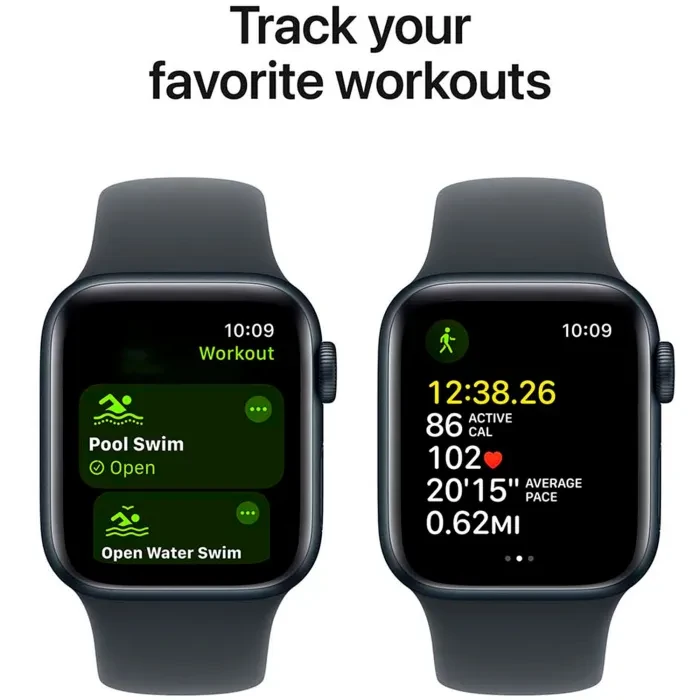 Apple Watch SE GPS 40mm Midnight Aluminium Sport Band S/M MX
