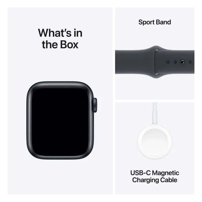 Apple Watch SE GPS 40mm Midnight Aluminium Sport Band S/M MX