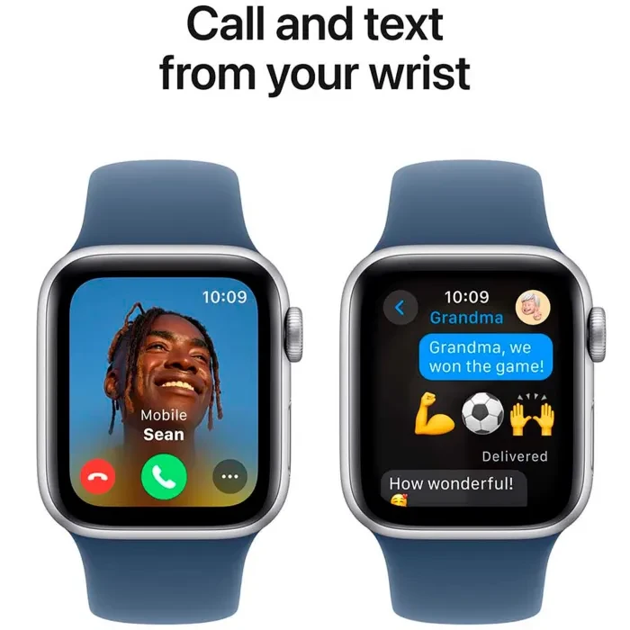 Apple Watch SE GPS 40mm Silver Aluminium Sport Band S/M MXEC