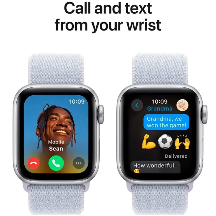 Apple Watch SE GPS 40mm Silver Aluminium Sport Loop MXEE3 -
